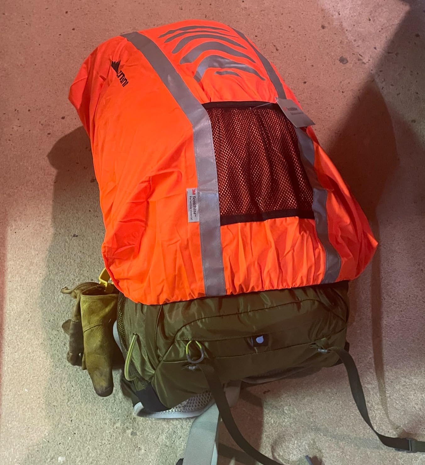 Salzmann Reflective Backpack Cover | Waterproof Hi-Vis customer photo 2