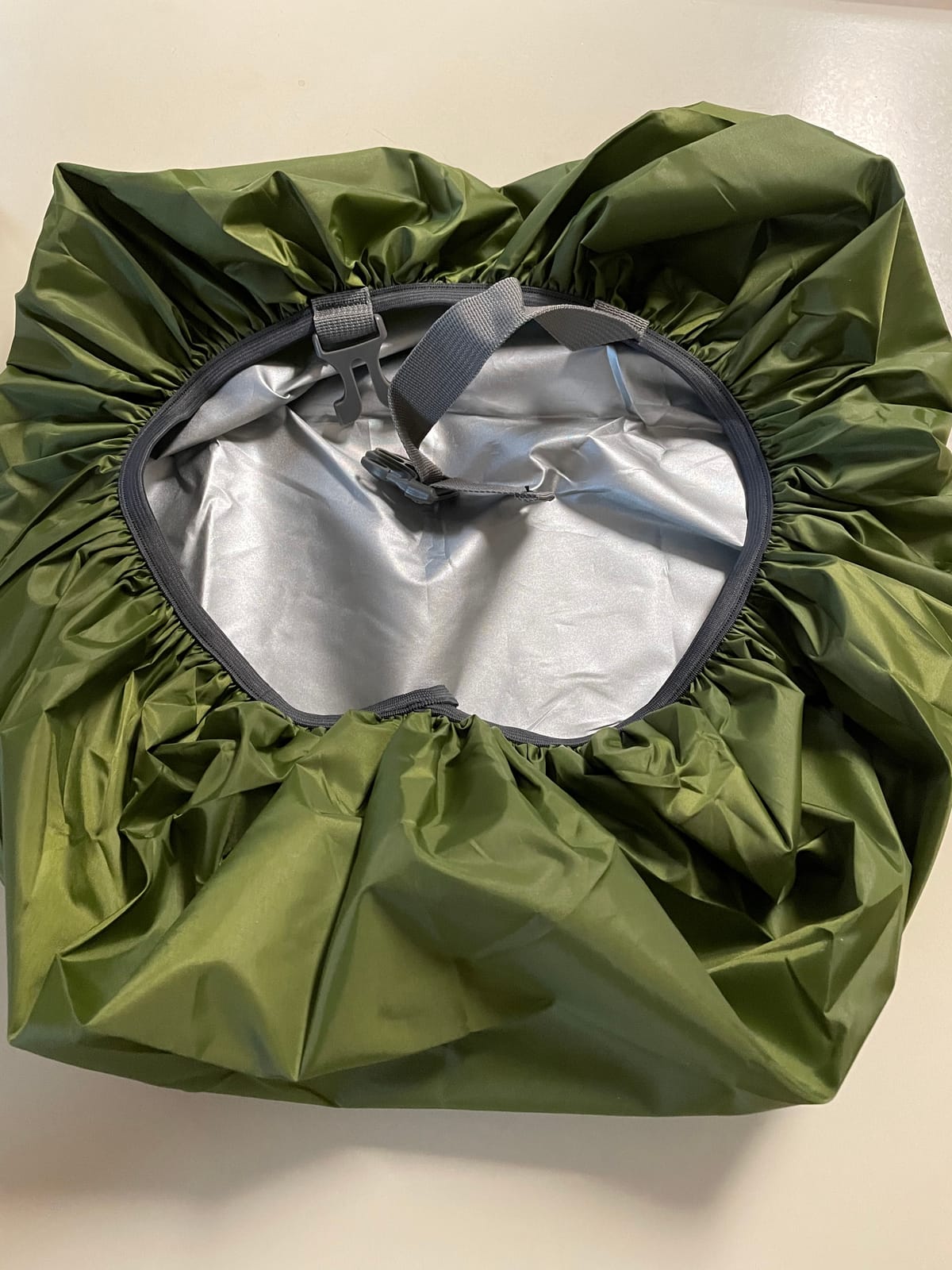 Waterproof Backpack Rain Cover with Anti Slip Buckle Strap for Camping, Hiking, Traveling, Hunting, Biking, 15-80L customer photo 2