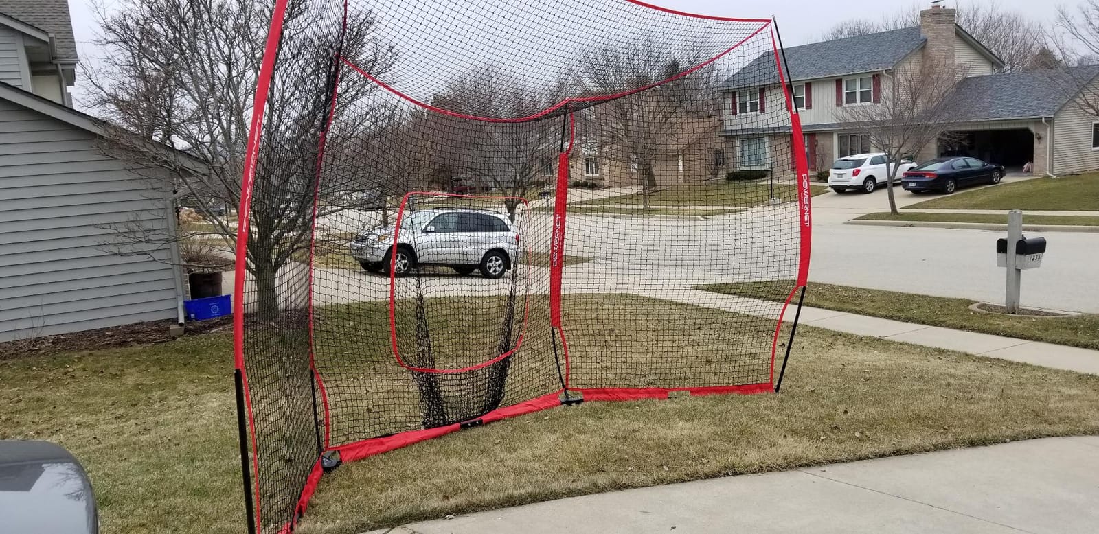 PowerNet Portable Baseball Backstop, 16 FT x 9 FT Collapsible Softball & Baseball Net for Batting & Pitching, Outdoor Batting Cage for Backyard customer photo 1