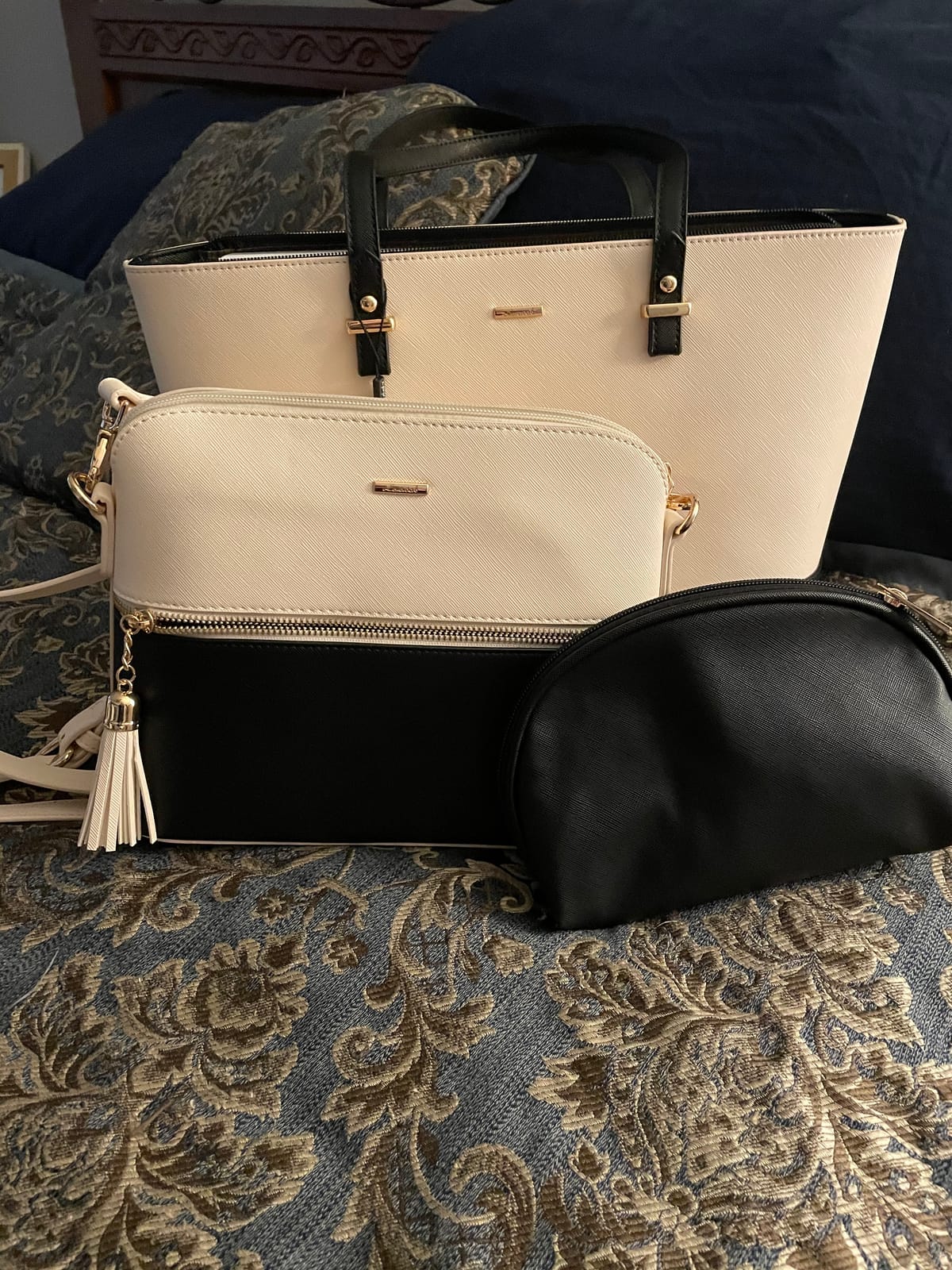 LOVEVOOK Handbags for Women Shoulder Bags Tote Satchel Hobo 3pcs Purse Set customer photo 1