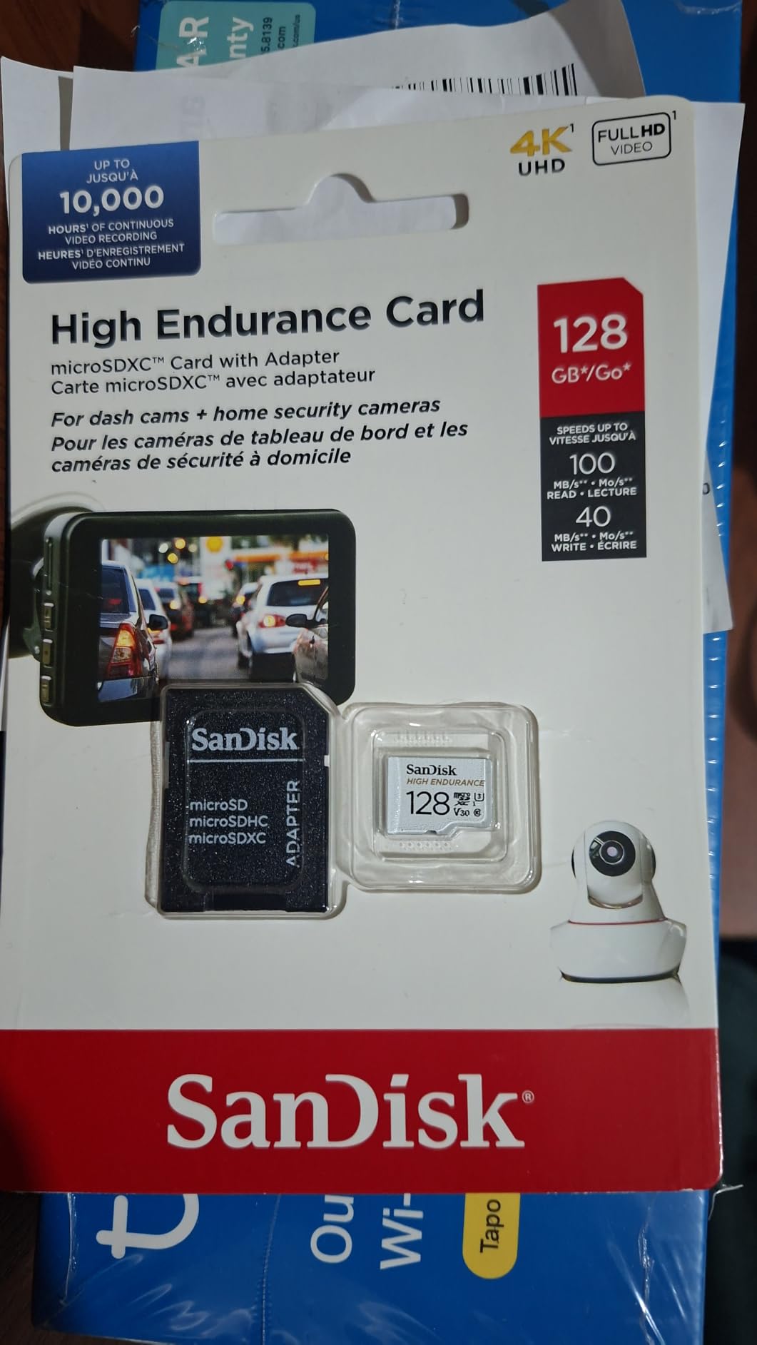 SANDISK 256GB High Endurance microSD Card + Adapter customer photo 1