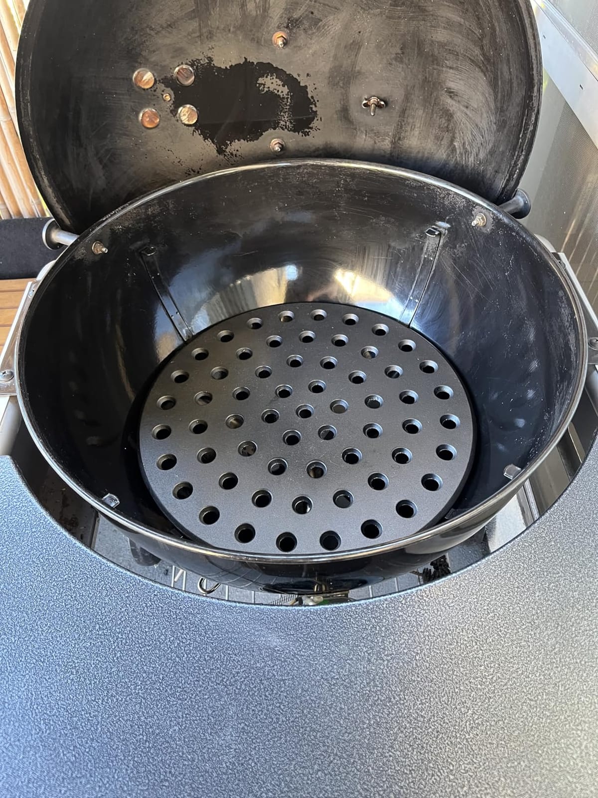 Dracarys 10.5 inch Cast Iron Charcoal Grate,BBQ High Heat Charcoal Plate Fit for Kamado Joe Classic Weber smokey joe Fire Grate Pit Boss Grill Parts Charcoal Grate Replacement Parts-10.5 inch customer photo 1