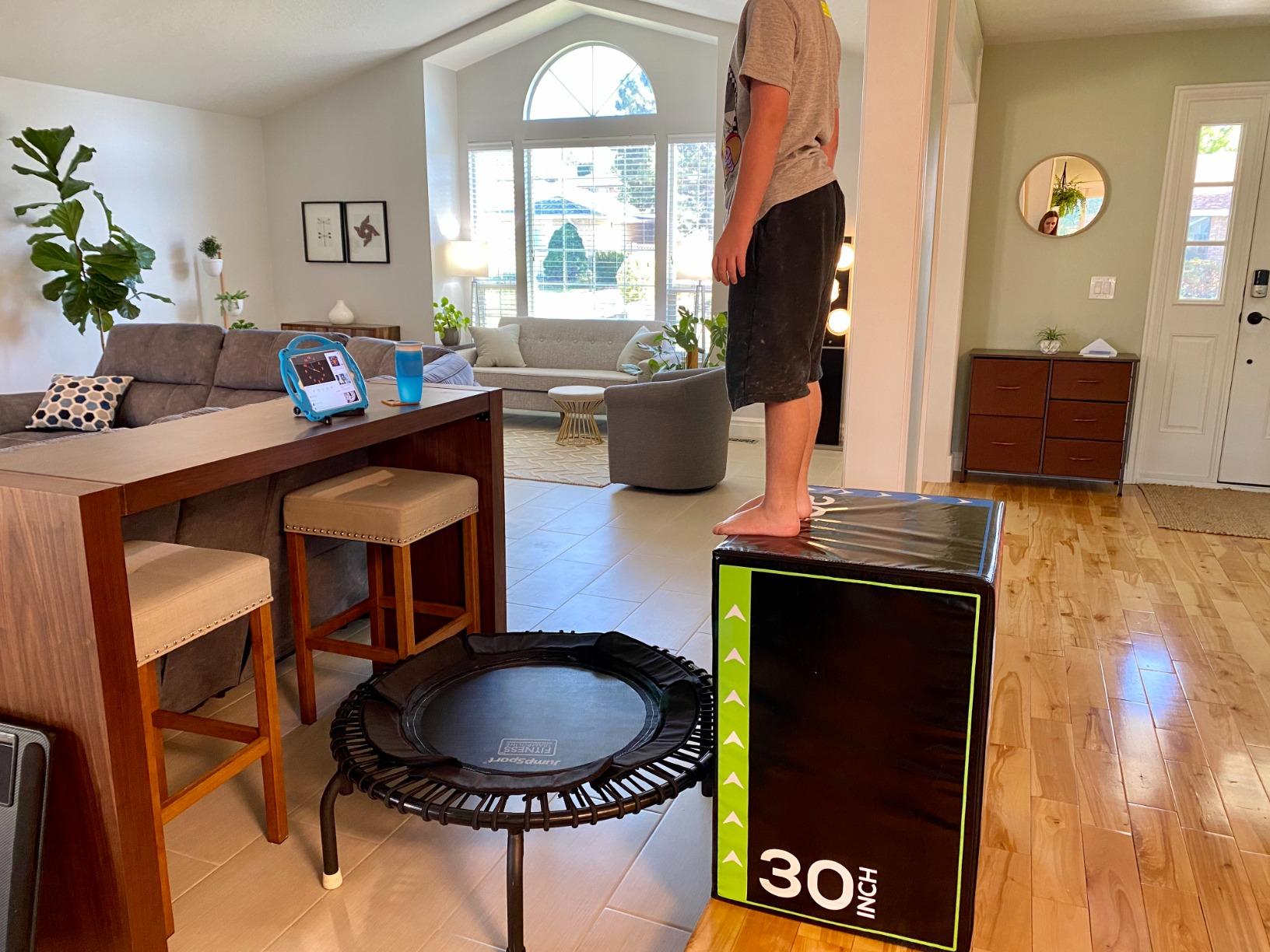 BalanceFrom 3-in-1 Foam Plyometric Jump Box for Home Gym, Multiple Heights. customer photo 1