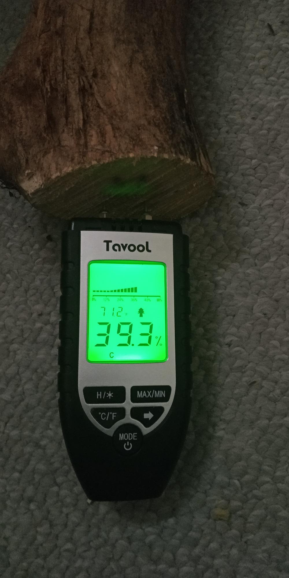Wood Moisture Meter - Digital Moisture Detector Moisture Tester, Pin-Type Water Leak Detector Damp Tester Dampness Meter for Wood Building Material Firewood Walls Paper Floor (Sliver) customer photo 1