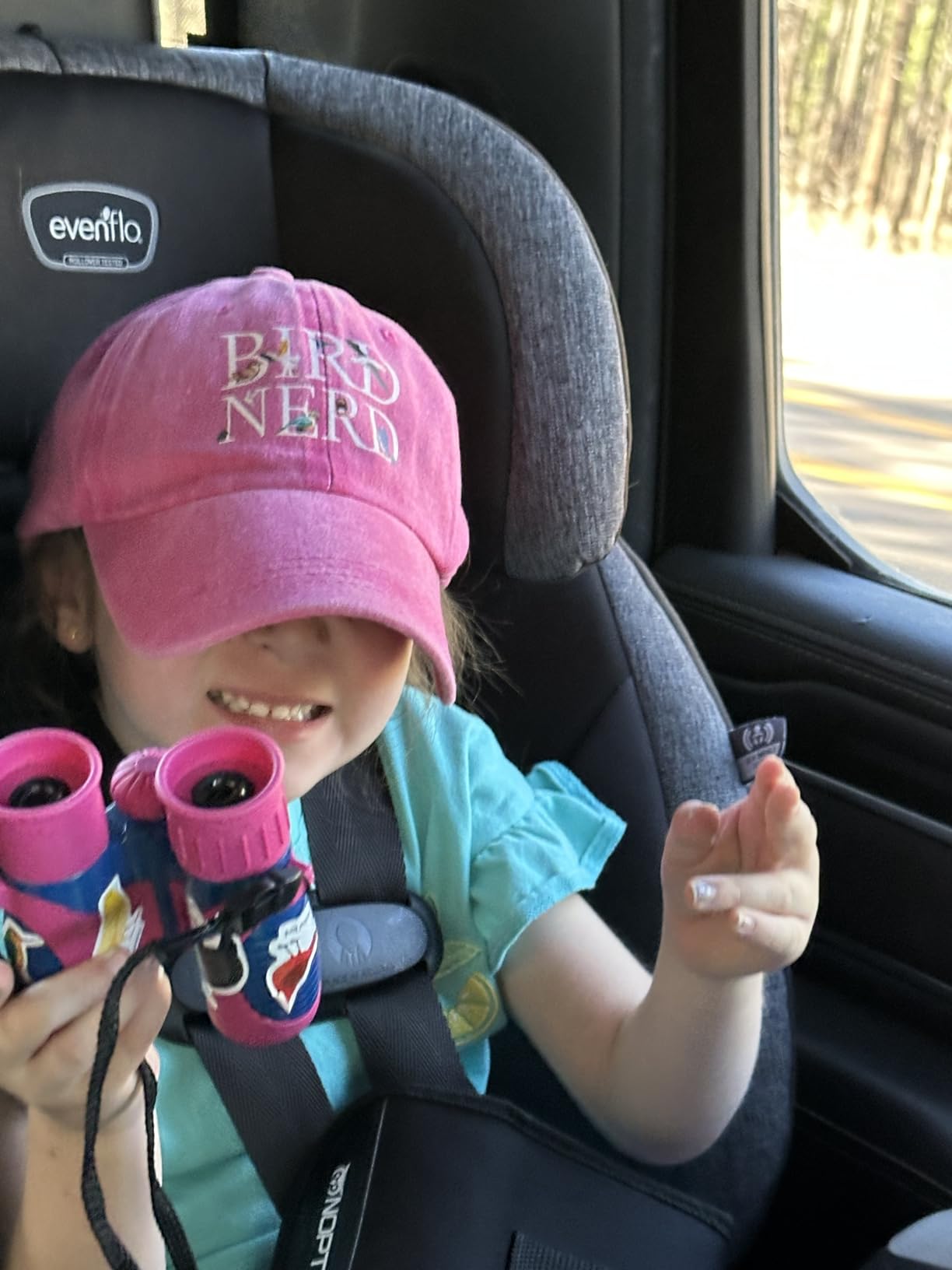 Binoculars for Kids - Vibrant Green Blue - Real Kids Binoculars Ages 4-8 customer photo 2