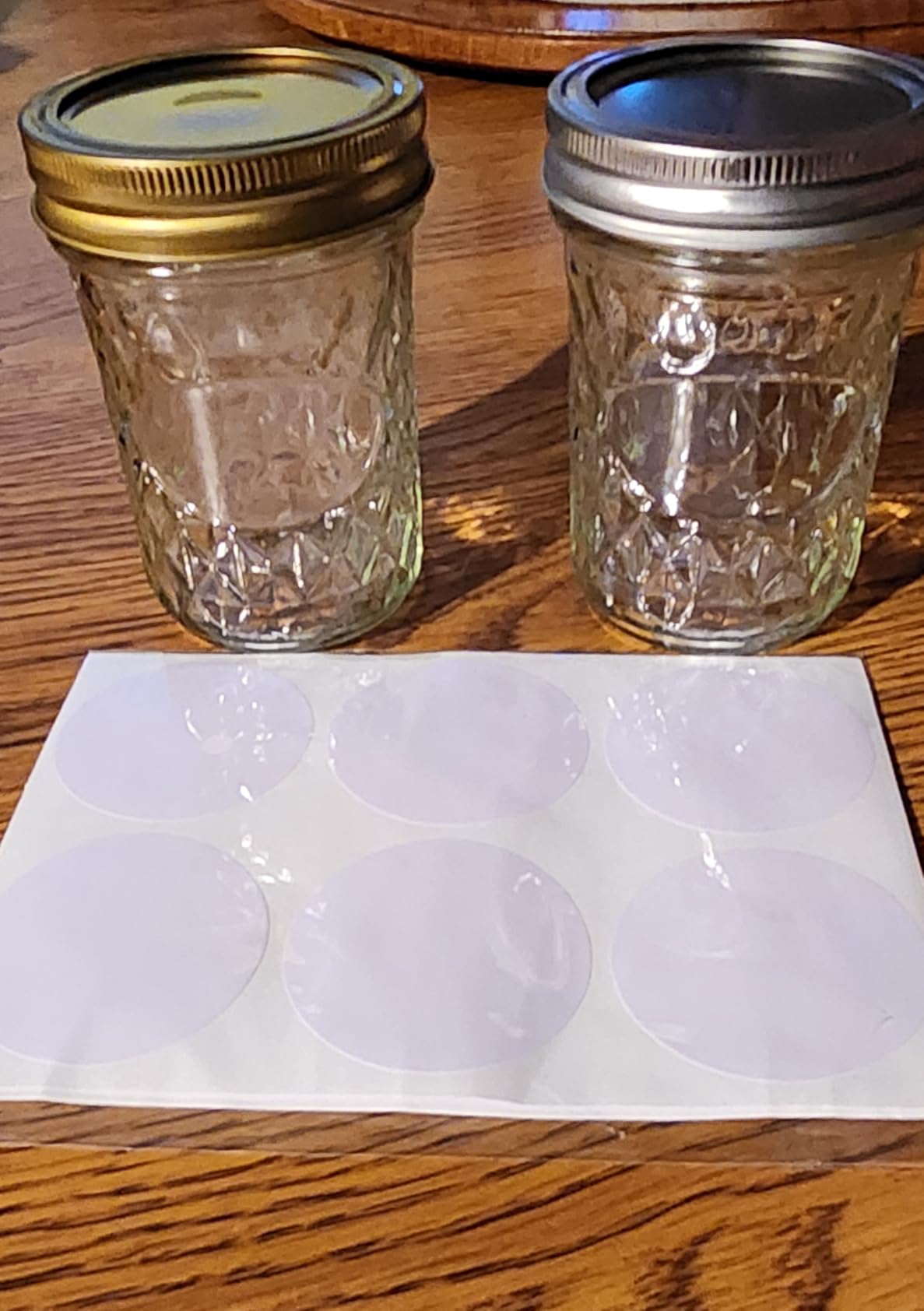 SPANLA Mason Jars 8 oz, 24 Pack Small Canning Jars 8oz Half Pint Glass jars customer photo 1