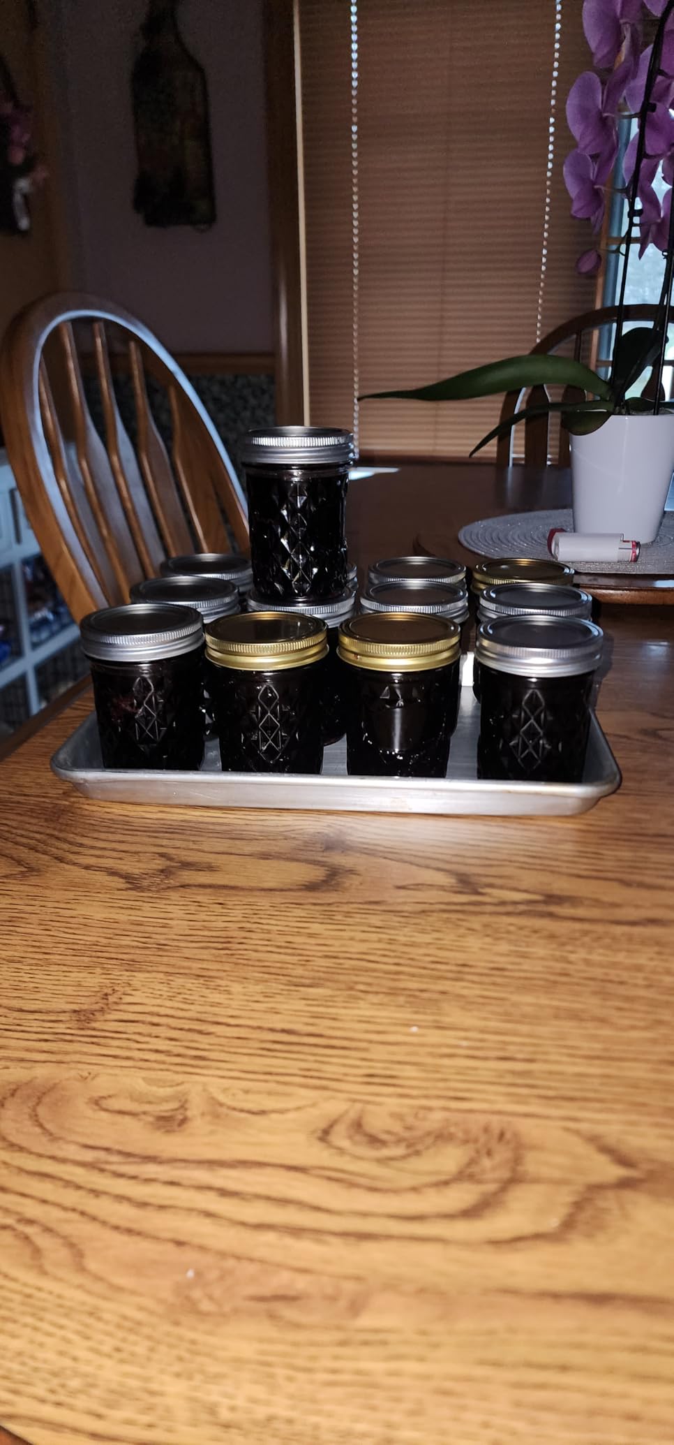 SPANLA Mason Jars 8 oz, 24 Pack Small Canning Jars 8oz Half Pint Glass jars customer photo 2