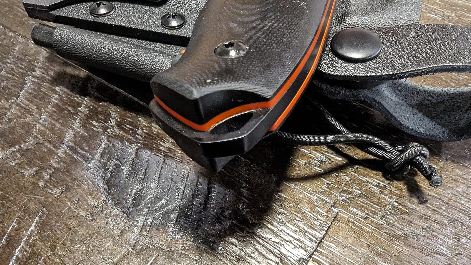 Bloodline Fixed Blade Survival Knife – Full Tang 1095 High Carbon Steel Bushcraft & Hunting Knife with G10 Handle, Kydex Sheath & Ferro Rod - Holtzman’s Gorilla Survival customer photo 2