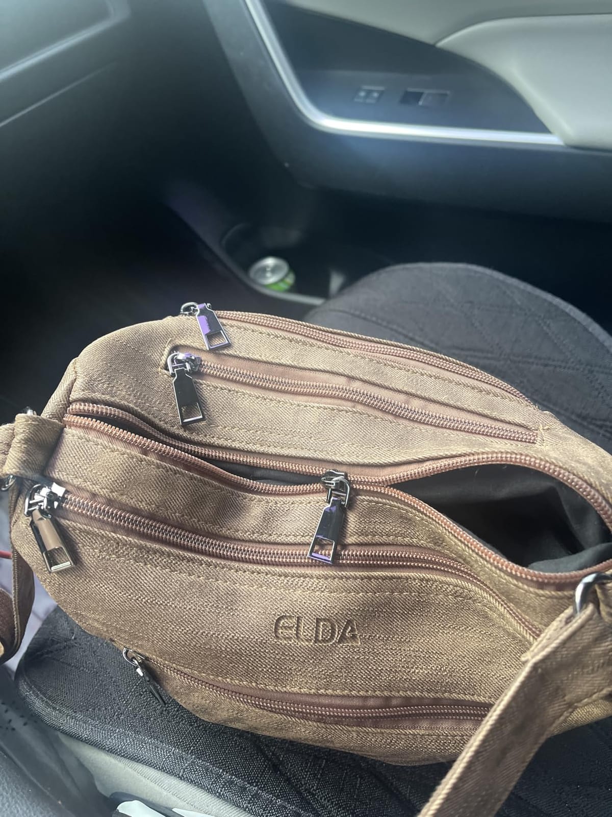 ELDA Crossbody Bags For Women Pocketbooks Soft PU Leather Purses and Handbags Multi Pocket Shoulder Bag customer photo 2
