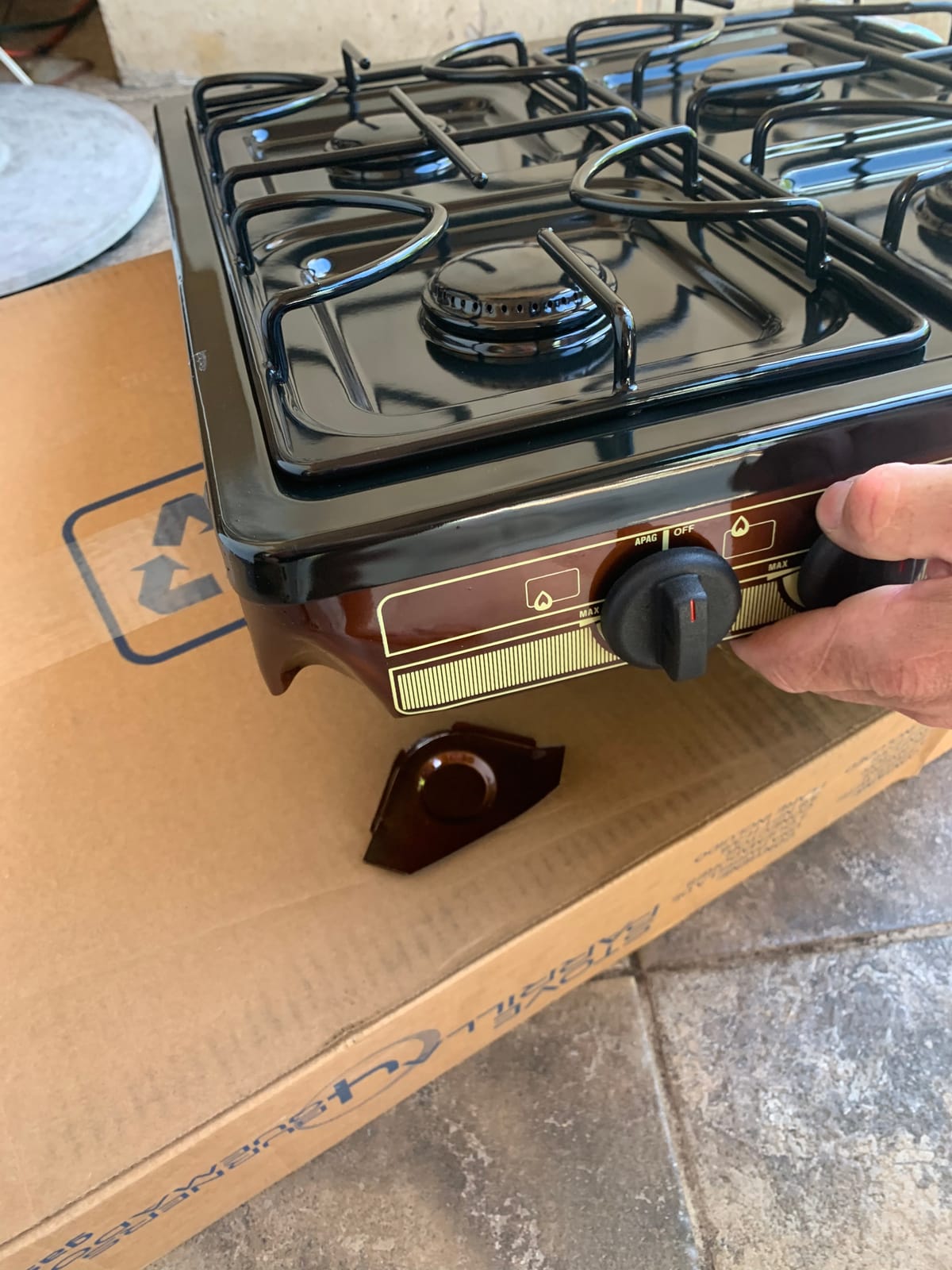Koblenz Victoria PFK-400A 4 Burner Gas Stove, 000 BTU Portable Cooktop customer photo 1