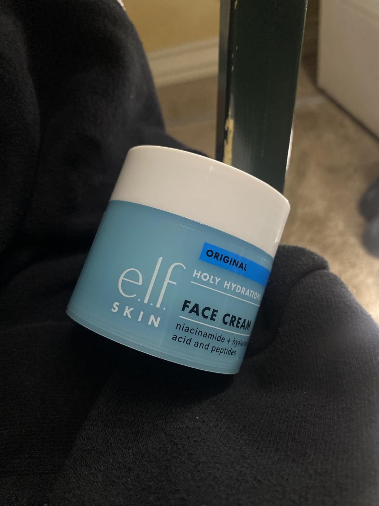 e.l.f. SKIN Holy Hydration! Face Cream with Hyaluronic Acid, Niacinamide & Peptides, Nourishing & Plumping Moisturizer, Vegan & Cruelty-Free customer photo 2