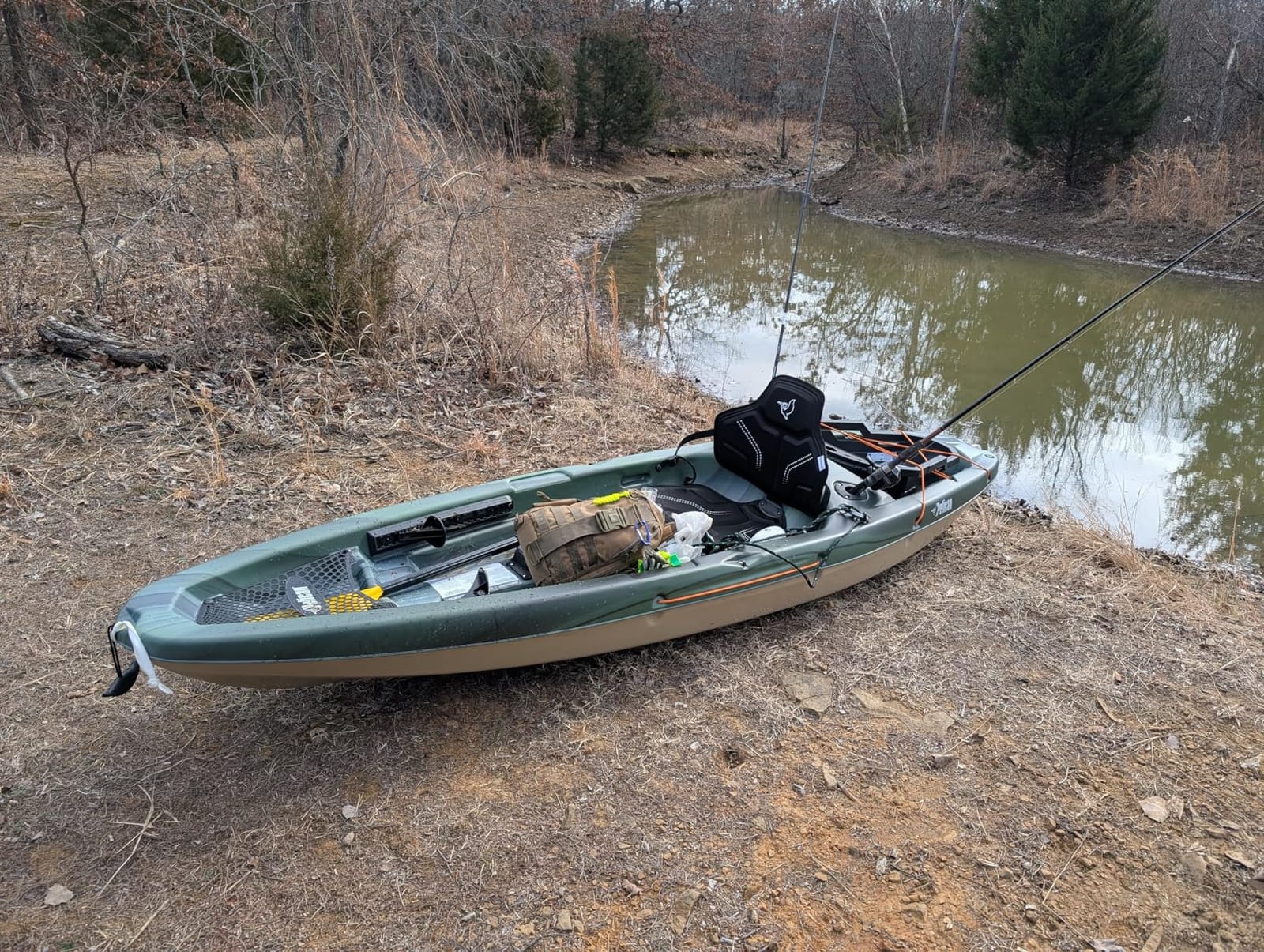 Pelican Sentinel 100X - Angler Sit on top Fishing Kayak - Lightweight - Ergoloungeâ„¢ Seating System customer photo 1