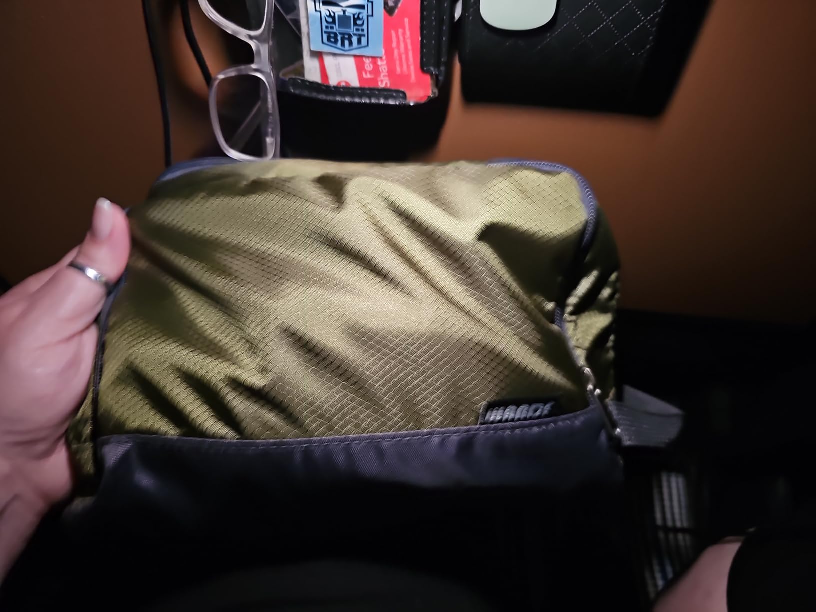 WANDF Travel Toiletry Bag for Men, Small Dopp Kit for Toiletries customer photo 2