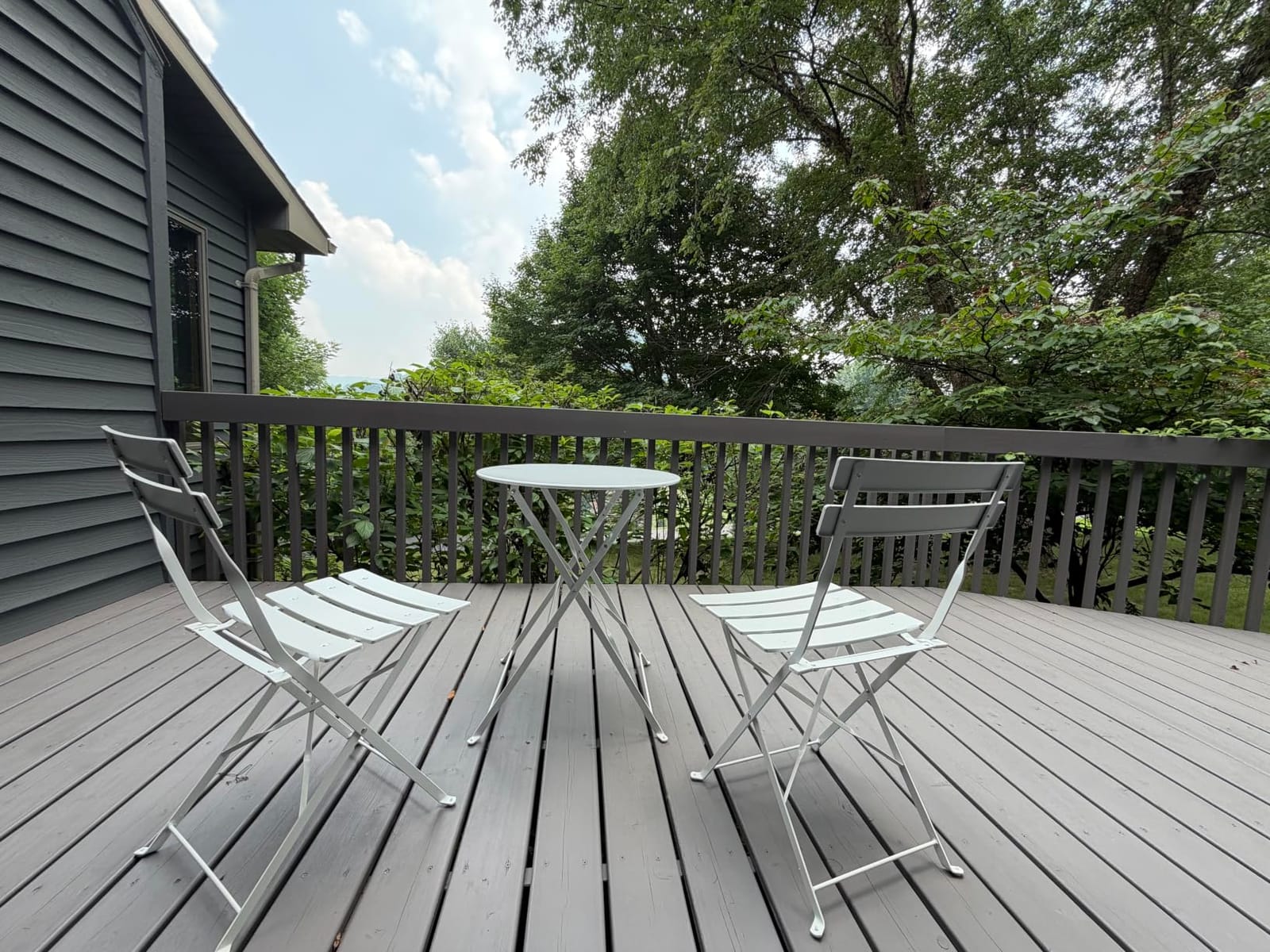 Grand patio 3-Piece Folding Patio Bistro Set Outdoor Porch Balcony, Black customer photo 1