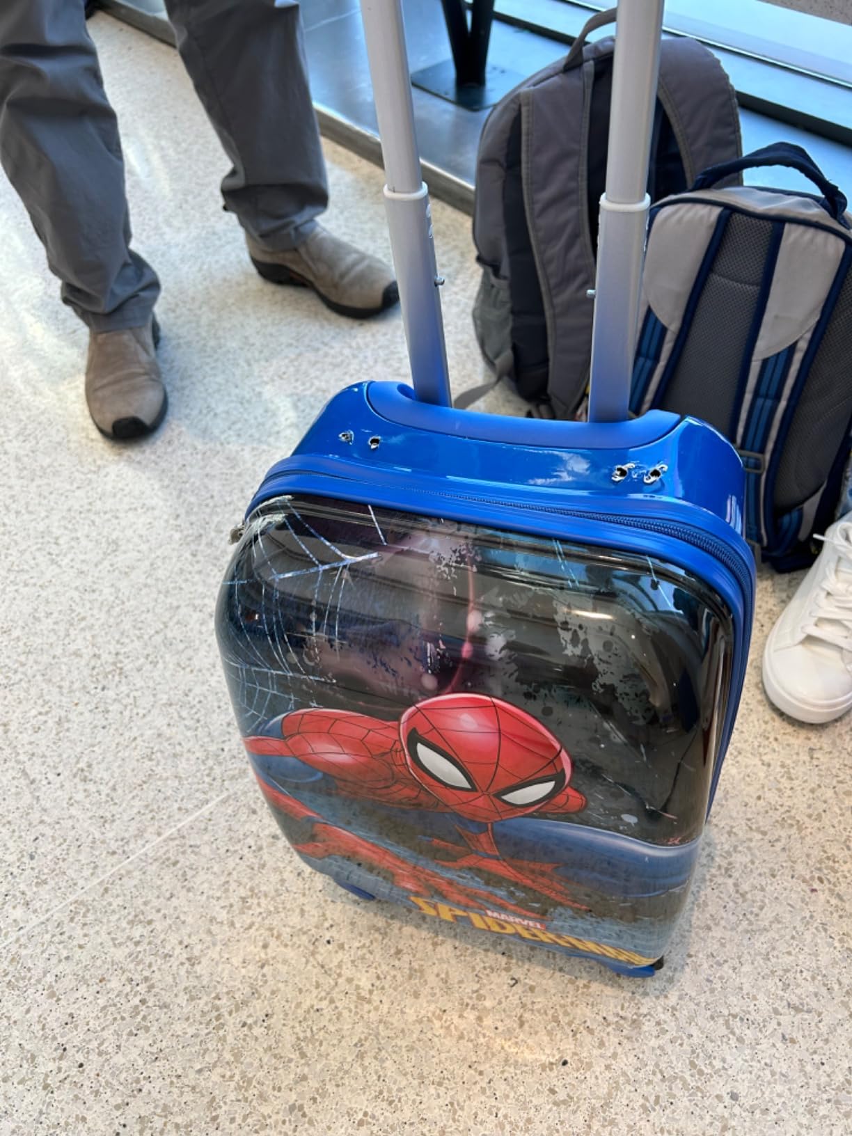Marvel 18 Inches Suitcase For Kids - Hard Sided Tween Spinner Travel Trolley Kids Suitcase For Boys With Wheels customer photo 2