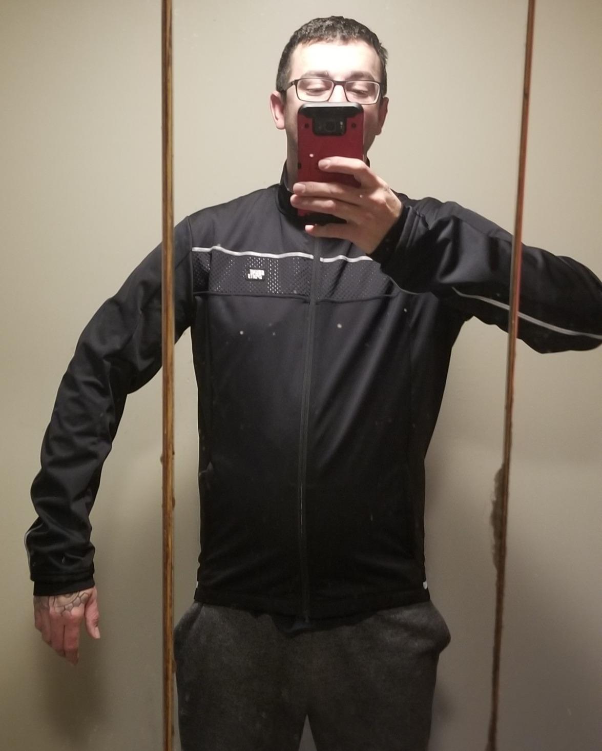 Souke Sports Men's Winter Cycling Jacket Windproof Thermal Bike Jacket customer photo 2