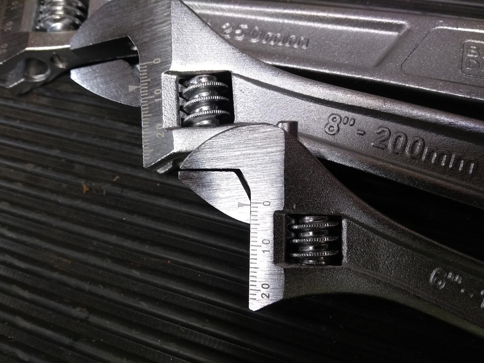 BLACK+DECKER Adjustable Wrench Set, 6-Inch, 8-Inch & 10-Inch, 3-Pack (BDHT8159092APB) customer photo 2