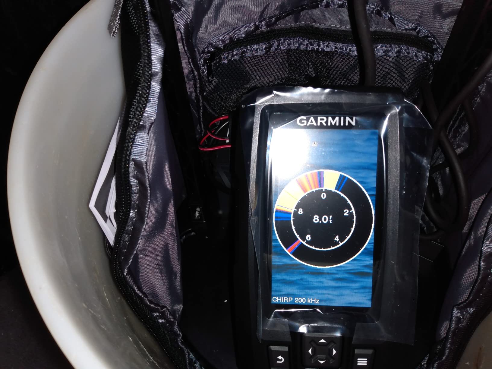 Garmin Striker Plus 4 Ice Fishing Bundle, Includes Portable Striker Plus 4 Fishfinder and Dual Beam-IF Transducer customer photo 2