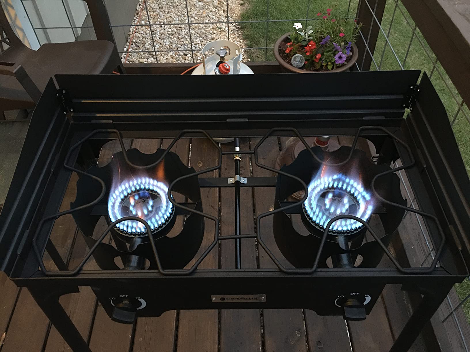 Camplux Camping Stove 2 Burners, Propane Burner 260,000 BTU, Heavy Duty Gas Stoves for Outdoor Cooking customer photo 2