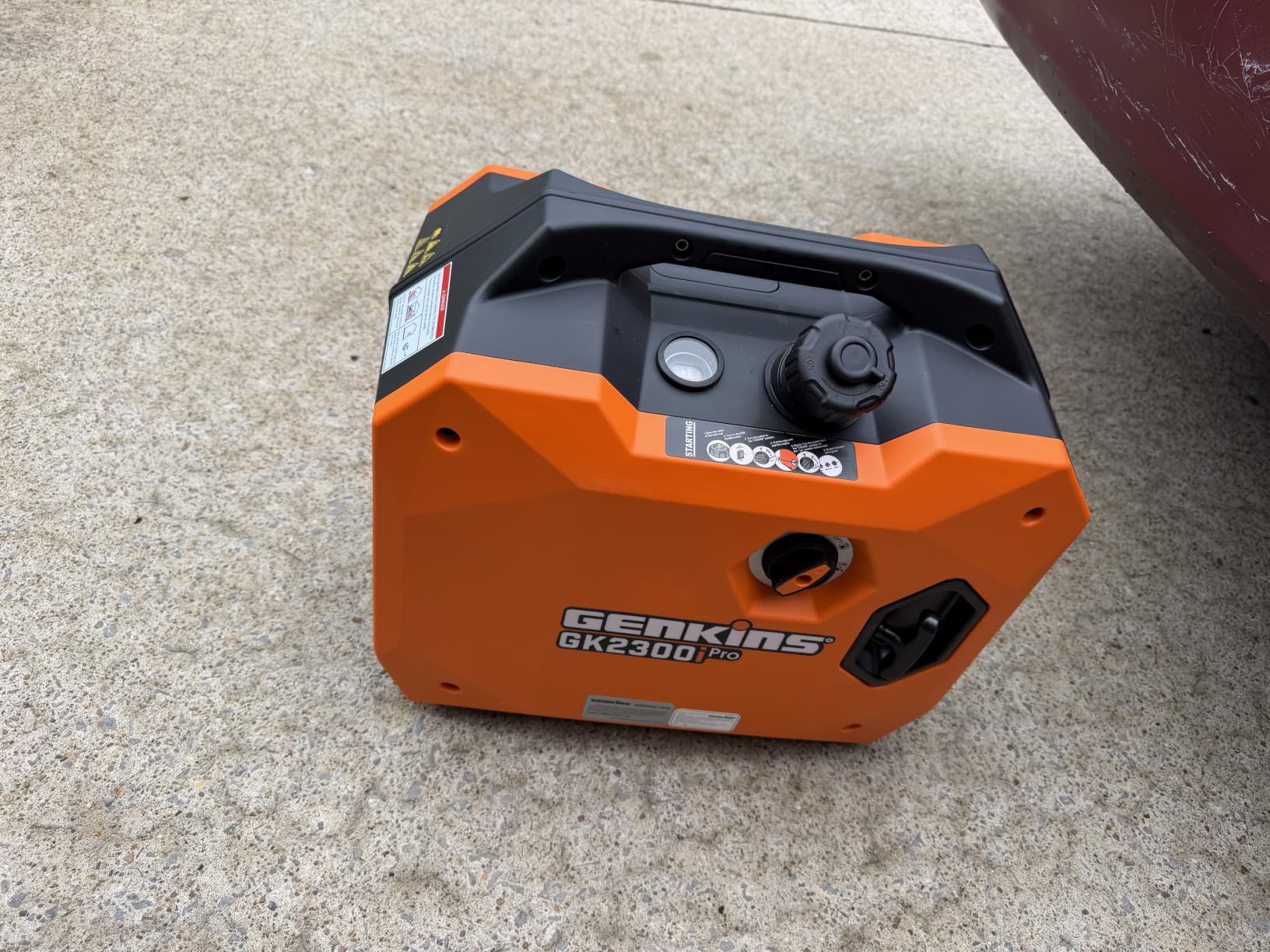 Genkins 2800W Portable Inverter Generator, Quiet Lightweight for Camping Home Backup customer photo 2