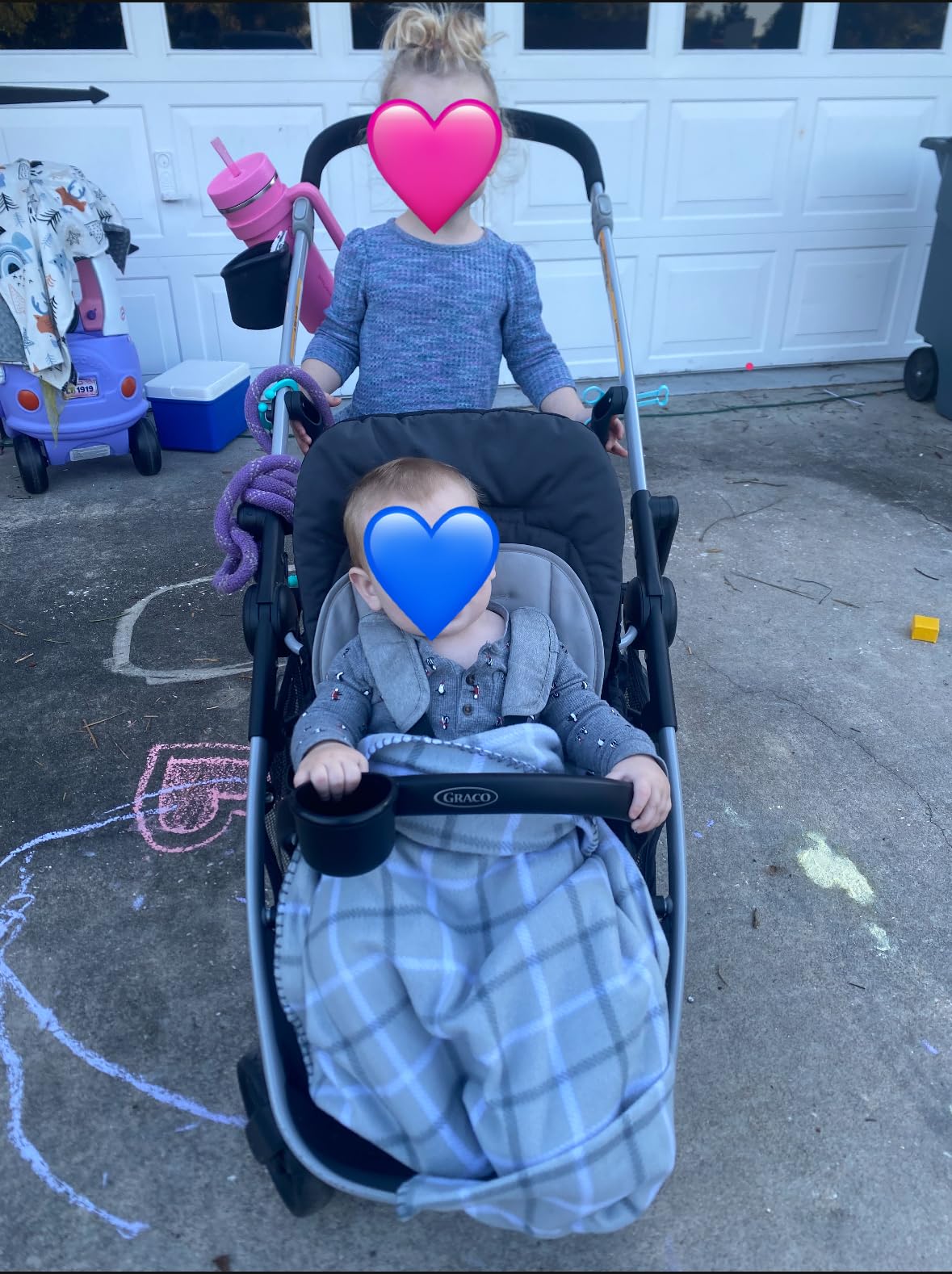 Graco Ready2Grow LX 2.0 Double Stroller, Clark customer photo 2