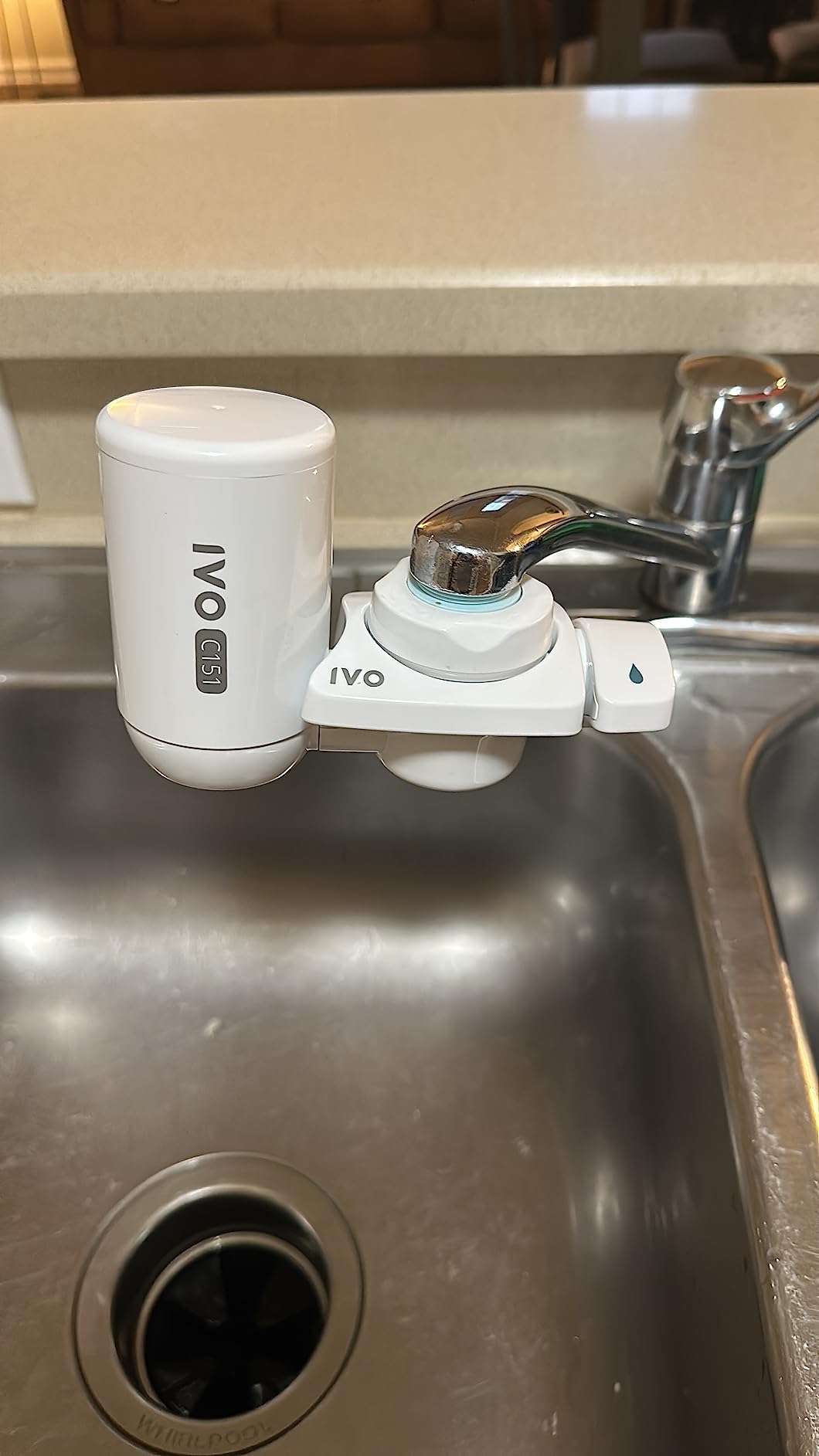 IVO Water Filter for Sink Faucet – 4-Stages with Microfiltration Technology – Removes Chlorine, Rust, Sediments and Microscopic Contaminants – Retains Healthy Minerals customer photo 2