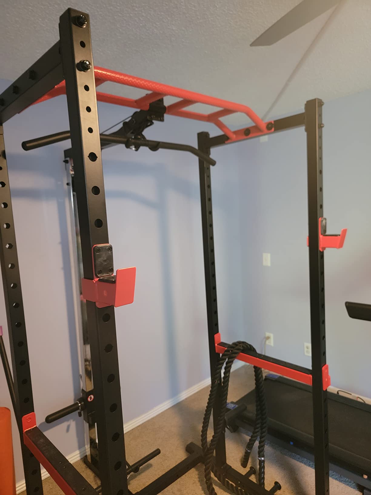 Sunny Health & Fitness LAT Pull Down Pulley System for Power Racks customer photo 1