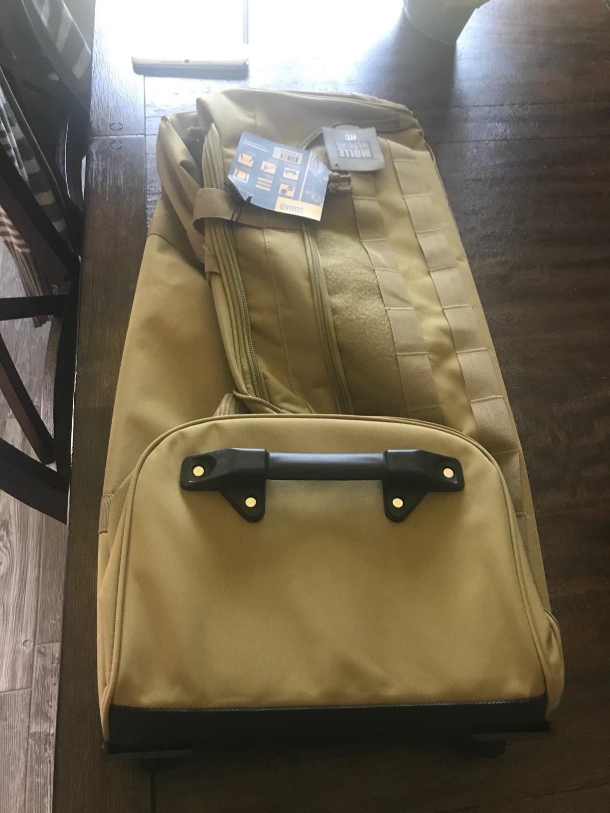 Highland Tactical Squad Rolling Duffel, Dark Green, One Size customer photo 2
