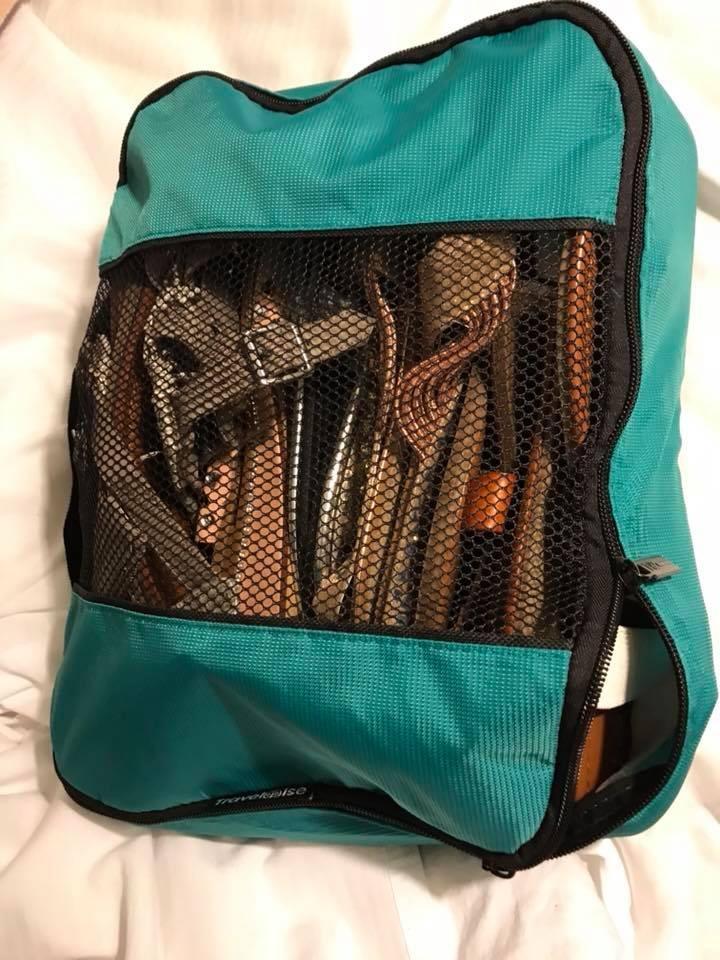 Travel Wise 5-Piece Packing Cubes Set Ripstop Nylon Pattern Design customer photo 2