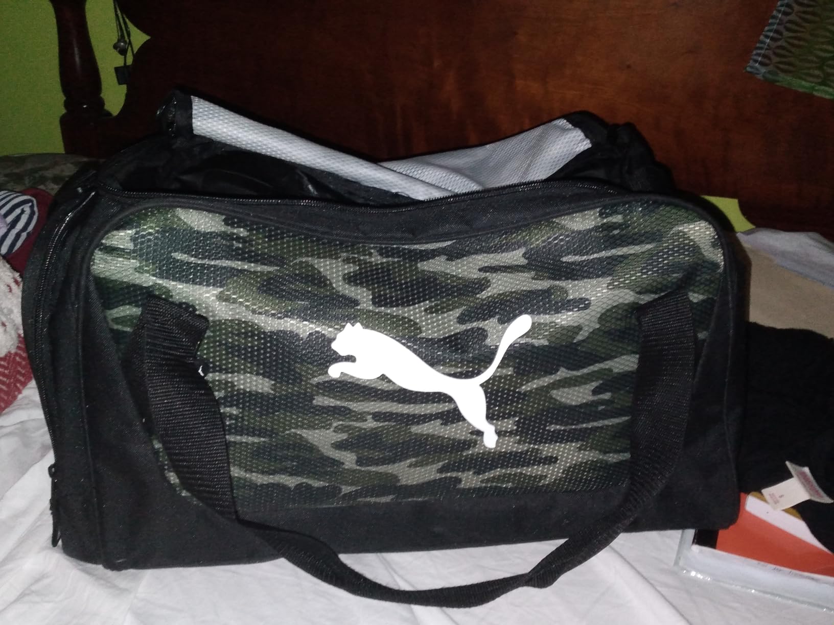 PUMA unisex-adult Form Factor Duffel with Adjustable Strap, Padded Bottom & Zip Pockets customer photo 2