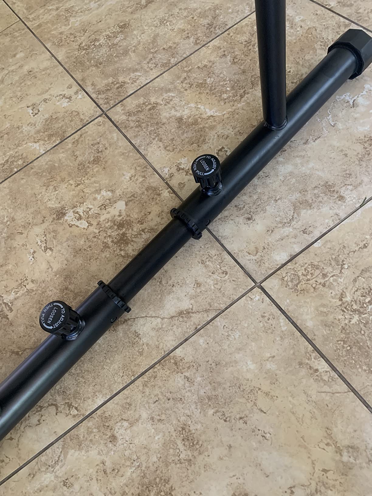 Dripex 1100lbs Adjustable Dip Bar Heavy Duty Steel Dip Station Home Dip Stand with Two Safety Connectors, Parallel Bars Dip Equipment for Calisthenics, Strength Training customer photo 1