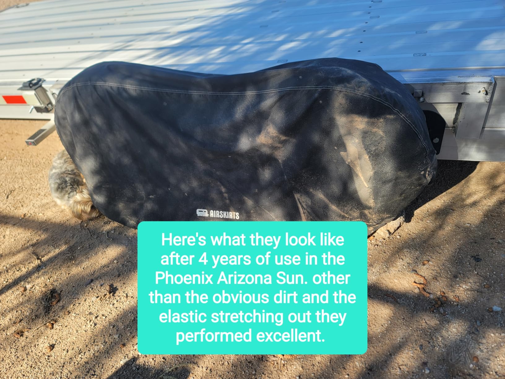 Dual-Axle RV Tire Covers for Trailers, RVs, Campers, Waterproof and UV Resistant, Thick Durable Protection, Fits 27