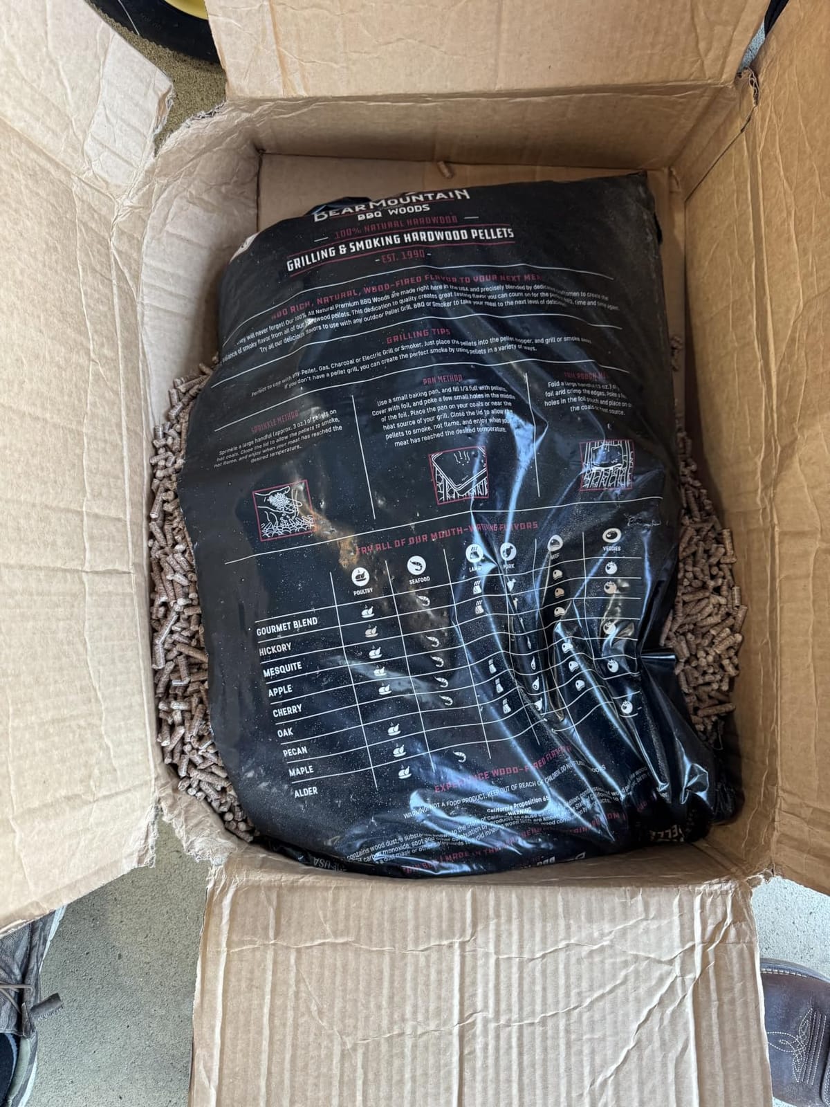 Bear Mountain Oak Wood Pellets for Smoker, Grill, & BBQ, 40lb Bag customer photo 1