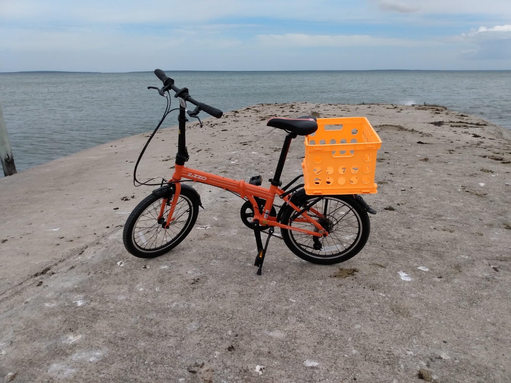 ZiZZO Via 20” Folding Bike-Lightweight Aluminum Frame Genuine Shimano 7-Speed 26lb customer photo 1