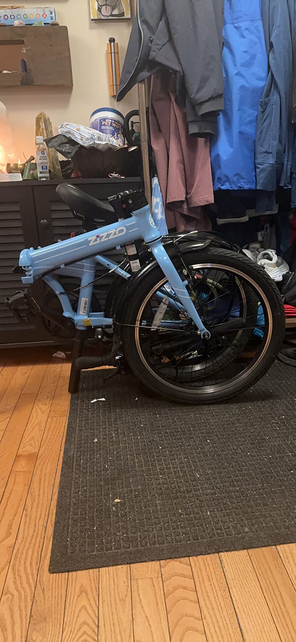 ZiZZO Via 20” Folding Bike-Lightweight Aluminum Frame Genuine Shimano 7-Speed 26lb customer photo 2