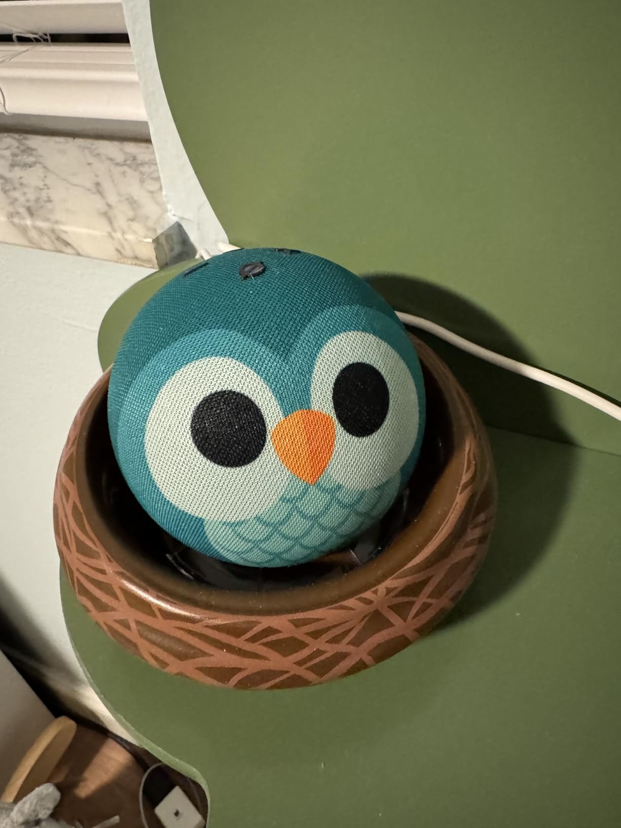 Amazon Echo Dot Kids (newest model), Smart speaker to enjoy age-appropriate audiobooks, sleep routines and Alexa+ experiences to create and learn, Owl design customer photo 1