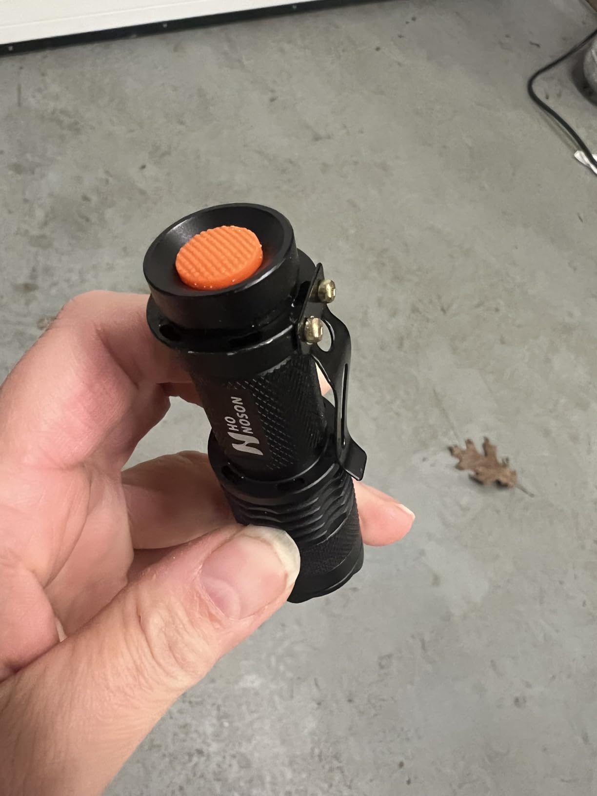 Honoson 2 Pieces Red Light Flashlights LED Single Mode for Night Astronomy customer photo 1