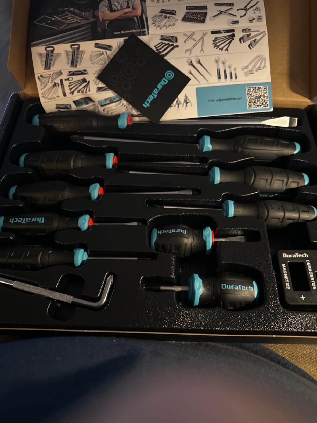 DURATECH 12-Piece Magnetic Screwdriver Set, S2 Alloy Steel Screwdriver Set customer photo 2