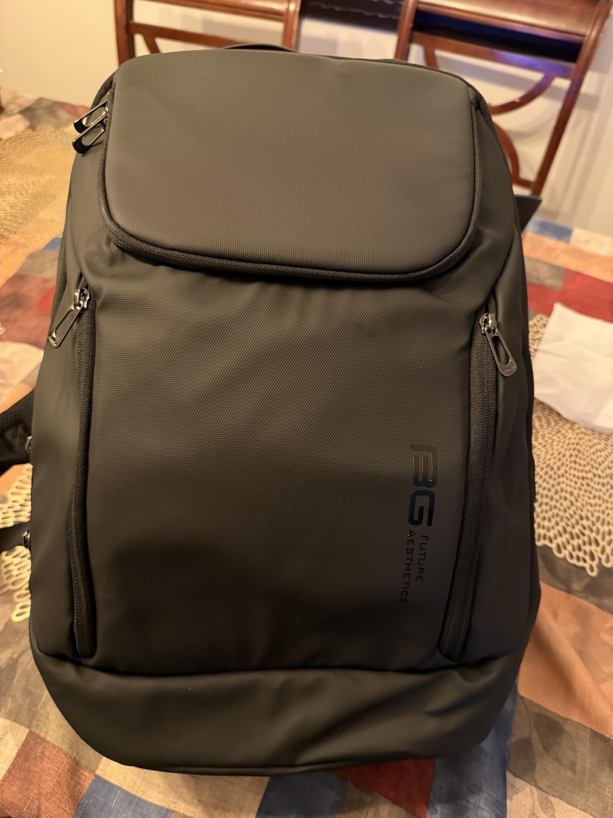 BANGE Business Smart Backpack Waterproof fit 15.6 Inch Laptop Backpack with USB Charging Port,Travel Durable Backpack customer photo 1