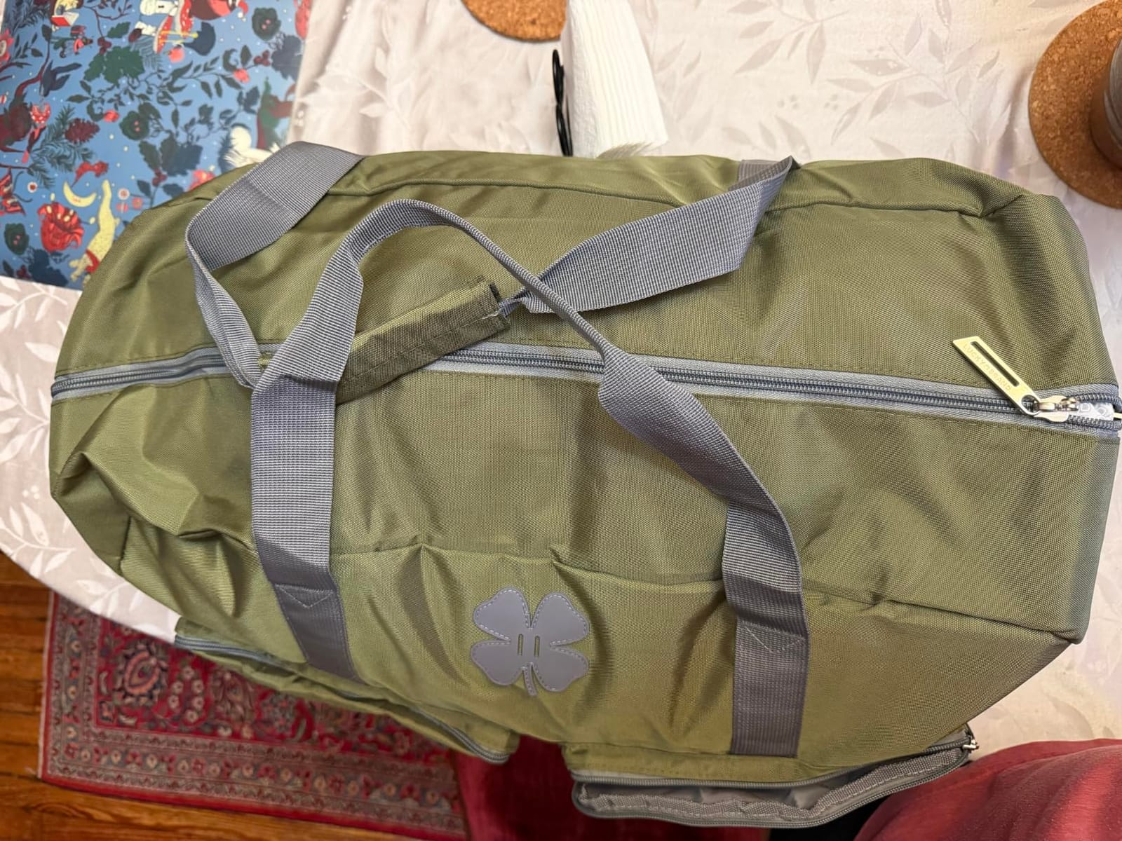 Lucky Brand Large Duffle Bag for Travel, Foldable Weekender Duffel bag customer photo 1