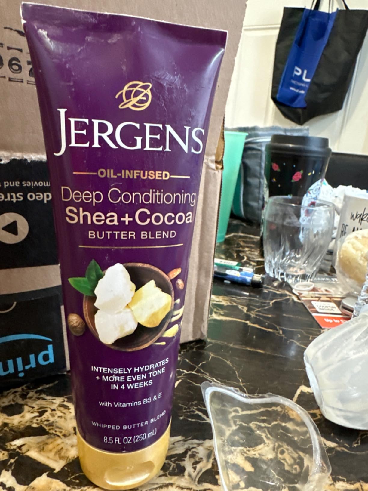 Jergens Shea & Cocoa Hand & Body Lotion For Dry Skin, 8.5 fl oz customer photo 1