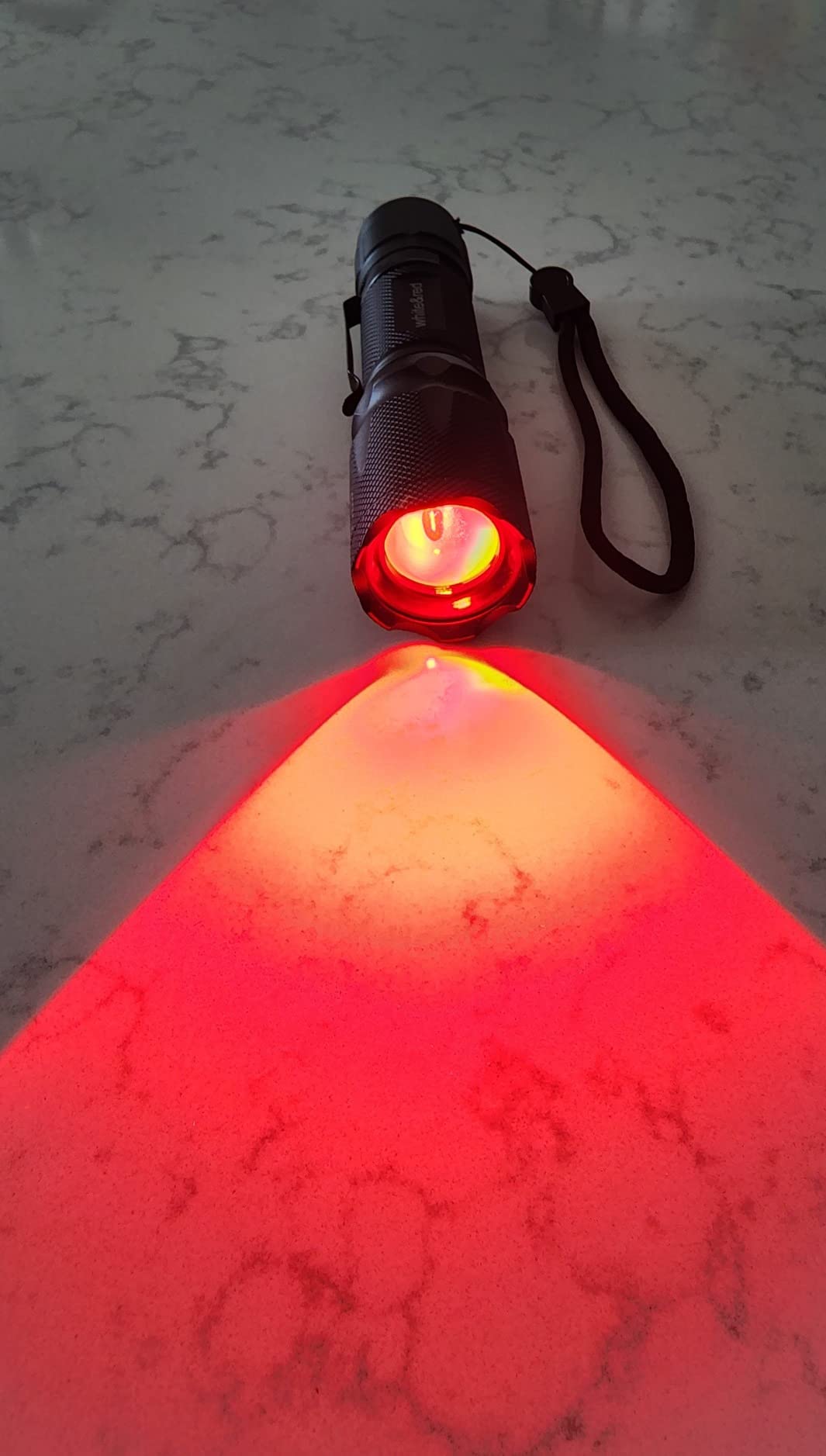 Upgraded Red Flashlight, Bright White &High/Low Power Red Light Options with Memory, Zoom Lens, Portable Weatherproof LED Small Torch for Aviation, Astronomy, Night Vision customer photo 1
