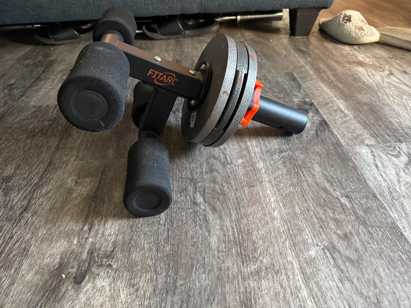 Fitarc Tib Bar, Tibialis Trainer for Shin & Ankle Strength, Fits 2in or 1in customer photo 1