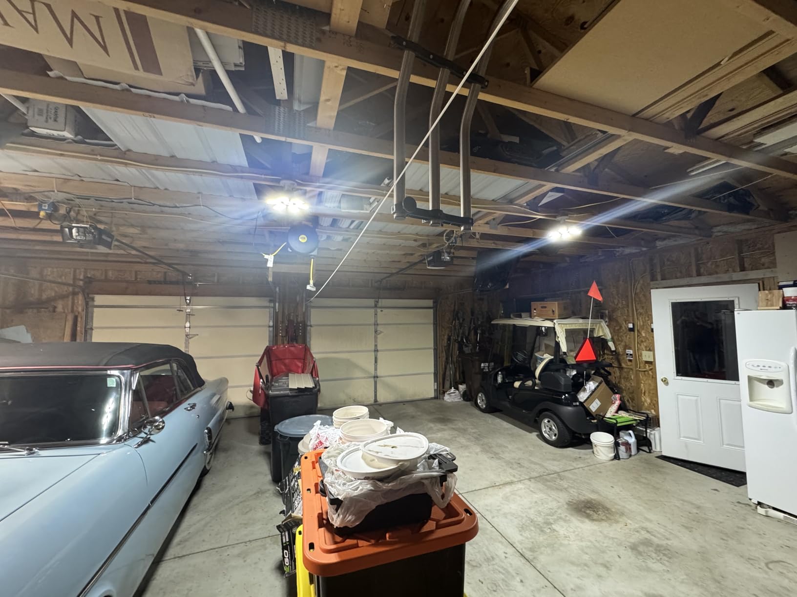Adiding LED Garage Light 2 Pack, LED Garage Ceiling Lights 20000LM 6500K customer photo 2