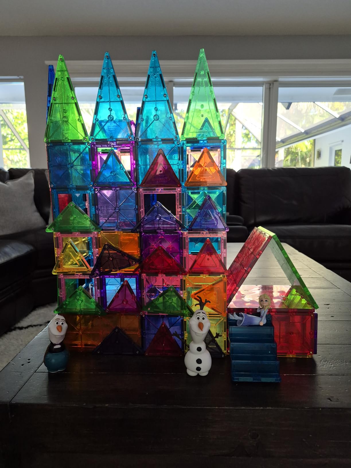 Diamond Magnetic Building Blocks for Kids - Princess Castle Magnetic Tiles Toys for 3-8 Year Old Girls & Boys - 3 4 5 6 Year Old Girl Birthday Xmas Gifts - STEM Educational Toys for Creative Play customer photo 2