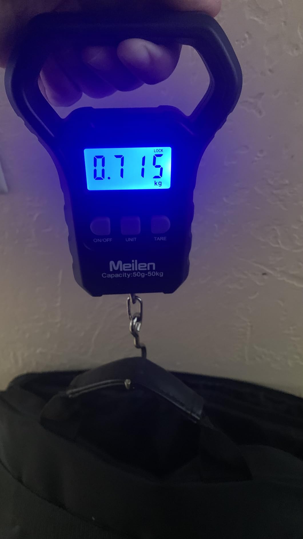 Meilen Luggage Scale，Digital Fishing Suitcase Weigh Scale，110lb/50kg customer photo 1