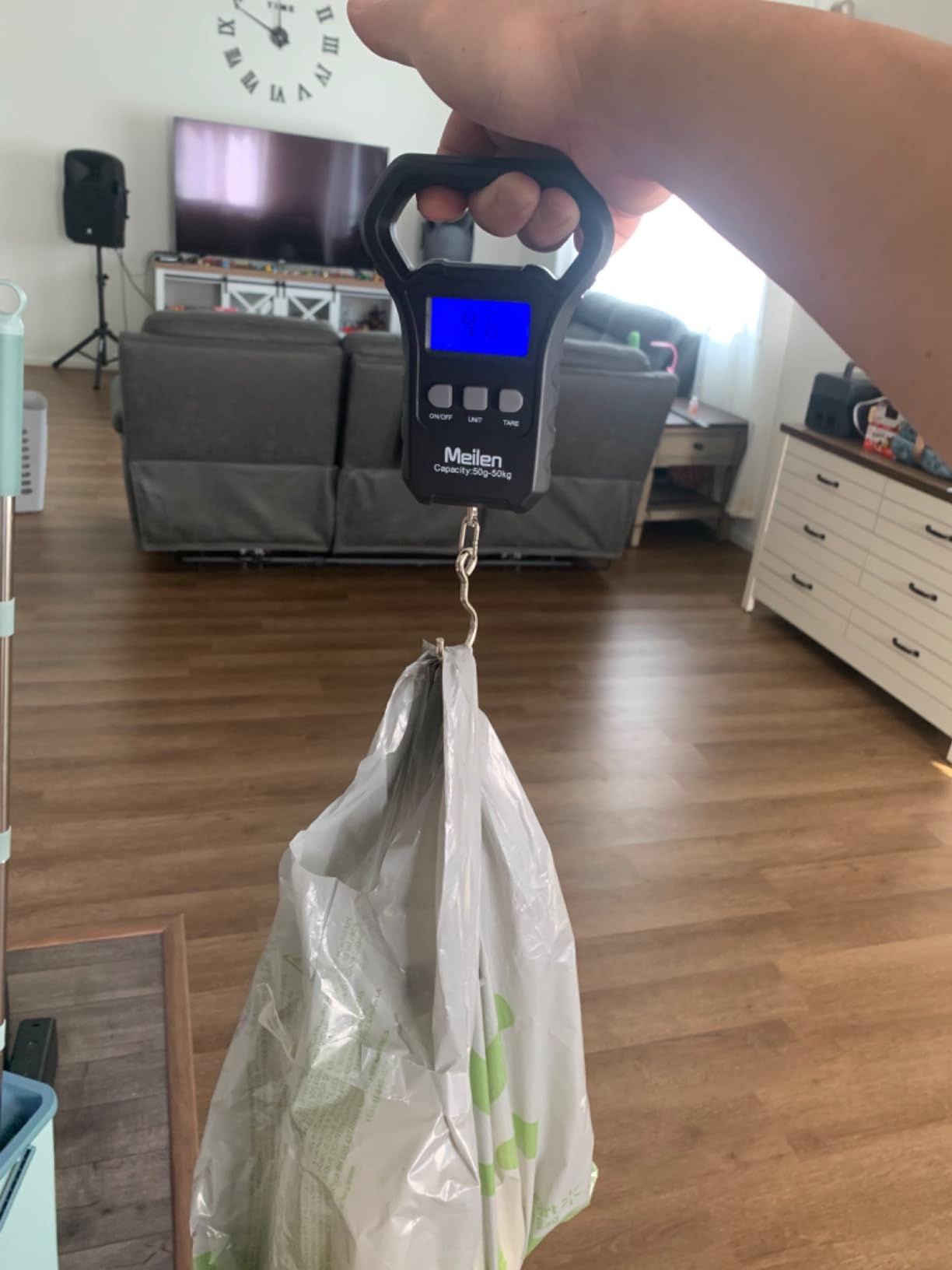 Meilen Luggage Scale，Digital Fishing Suitcase Weigh Scale，110lb/50kg customer photo 2