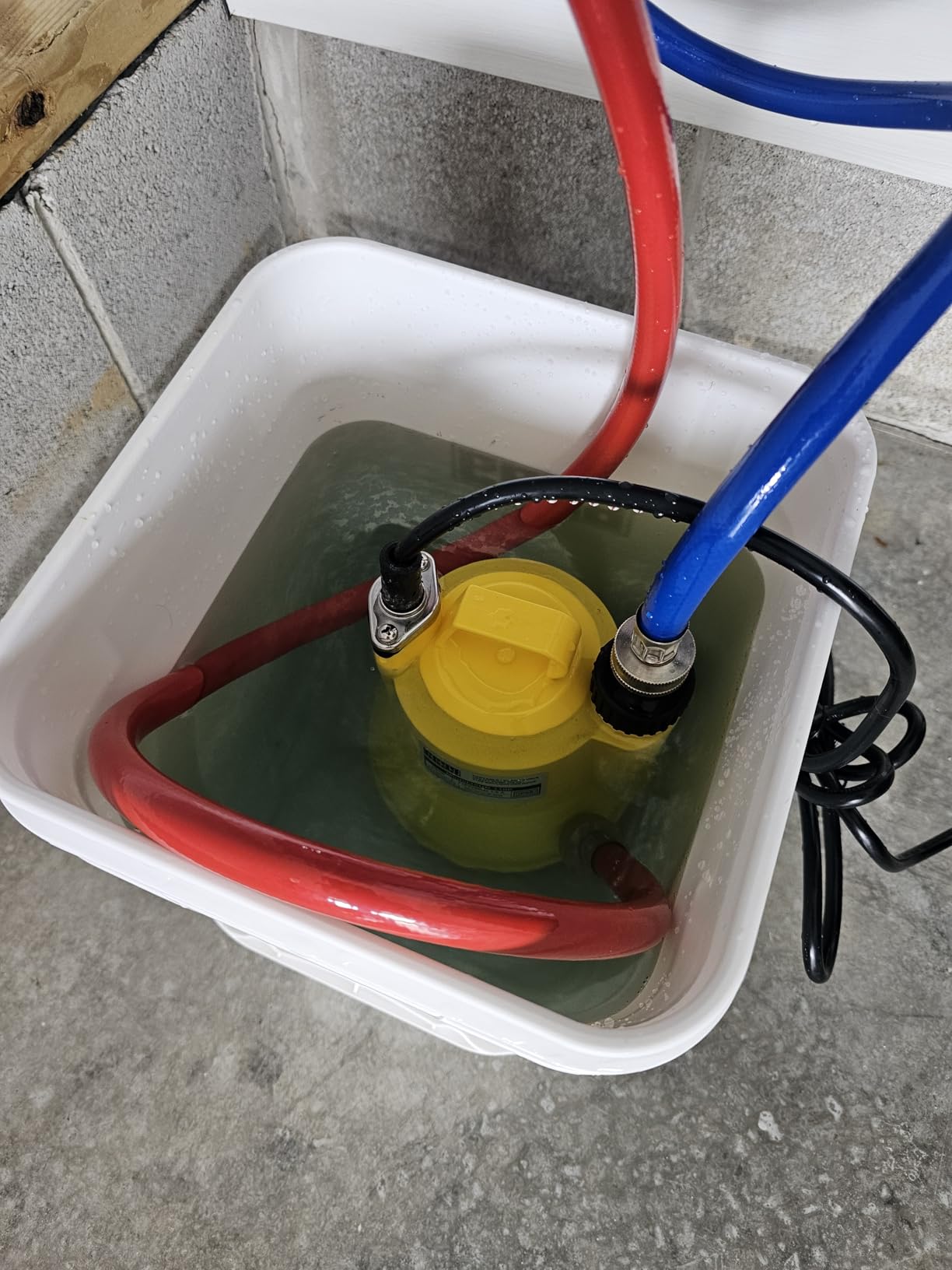Tankless Water Heater Flushing Kit, 1/6 HP Pump, 2 Hoses, 3 Gal Pail customer photo 2