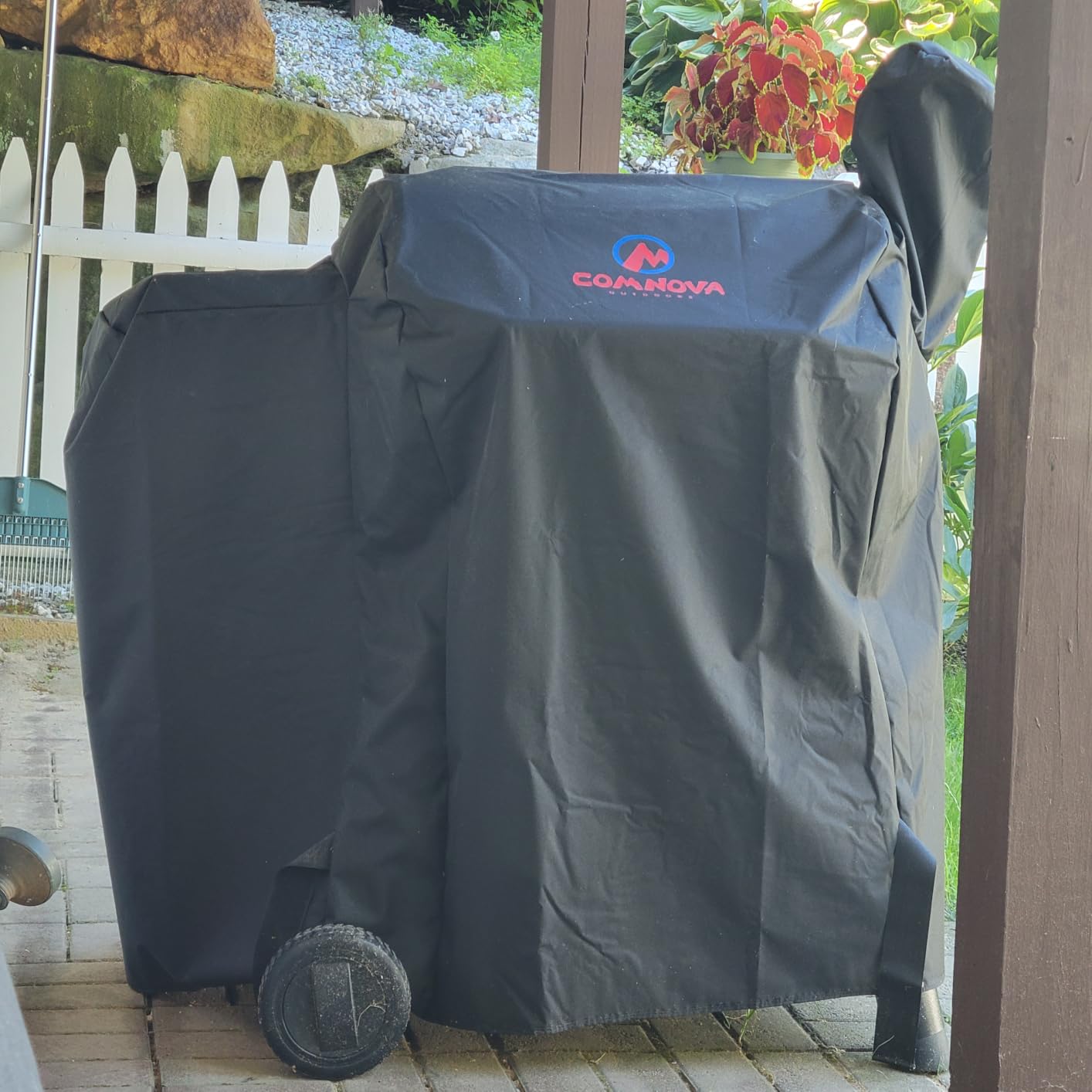 Comnova Grill Cover for Traeger Pro 22 & 575 Series - 600D Wood Pellet Smoker Cover for Traeger Waterproof & Heavy Duty, Premium Pellet BBQ Cover for Treager Pro 22 / Pro 575, Z Grills 550B and More customer photo 1