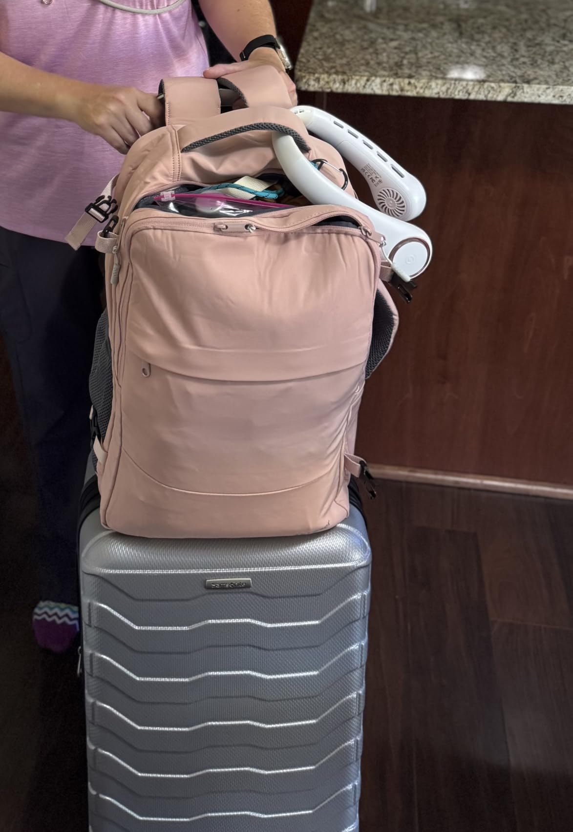 Taygeer Laptop Backpack for Women, TSA Friendly 40l Carry On Mochila customer photo 2